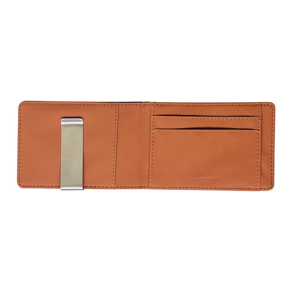 Männer Brieftaschen Kurze Stil Multi-karte Karte Halter Brieftasche Matt Stoff Karte Billetera Hombre Carteira Brieftaschen Für Frauen: Brown