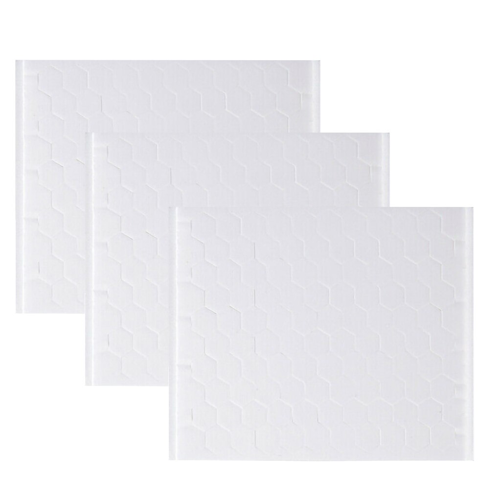 3 Sheets Double Side Adhesive Foam Point Fastener Super Glue Tape DIY Hexagon Foam Pad Scrapbooking Craft Accessory 3D