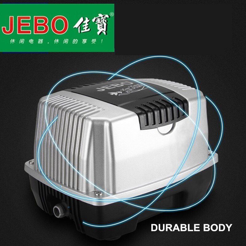 JEBO P30 10W Air Compressor Large Volume Air Pump Ultra Quiet Oxygen Increase Machine Oxygen Rinse Aquarium High Power Air Pump