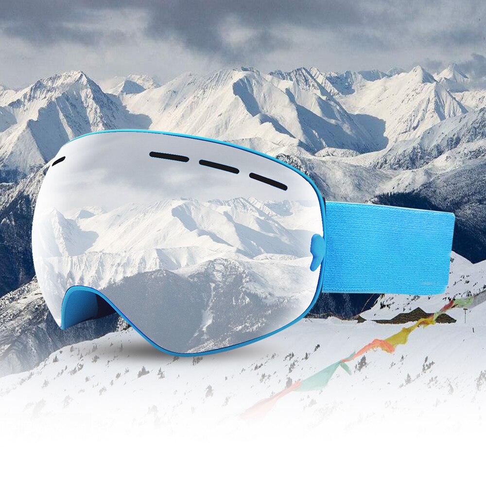 Ski Bril Dubbele Anti-Fog Volwassen Ski Bril Dubbele Lens UV400 Anti-Fog Motocross Goggles Ski Maskers of Bril