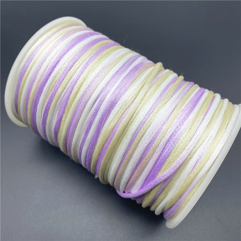 5yards 2,5mm Bunte Schnur Seil Gewinde Chinesischen Knoten Macrame Schnur Armband Geflochtene String DIY Quasten Perlen Für Shamballa: 09