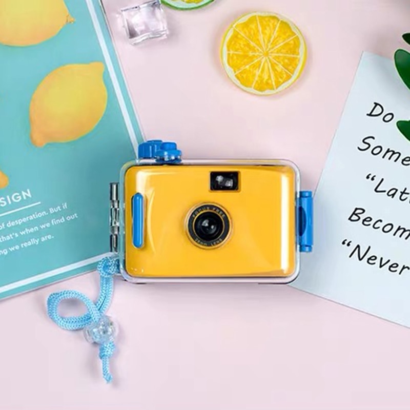 KOMERY Newest Film Camera Good Children's Camera No Need Battery Required Underwater Waterproof Cute Kid’s Camera