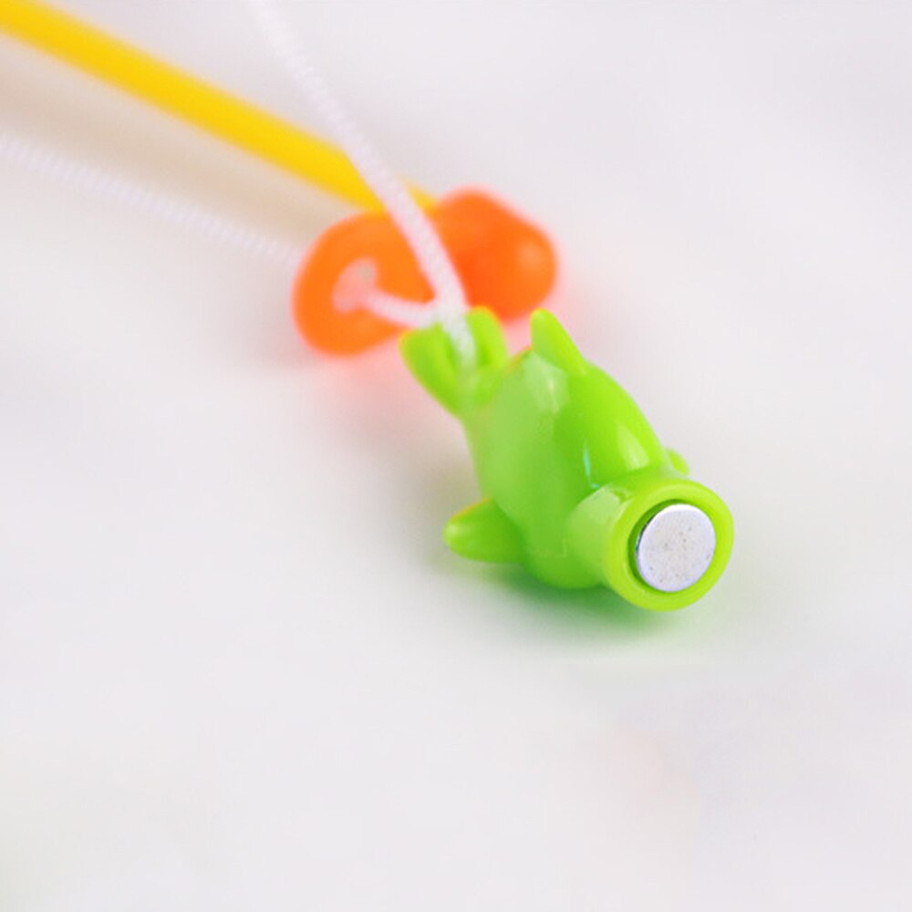 Zomer Vissen Games Kinderen 40 cm Magnetische Vis Hengel Speelgoed Plastic Intrekbare Pole voor Kids Park Vierkante Vissen Speelgoed
