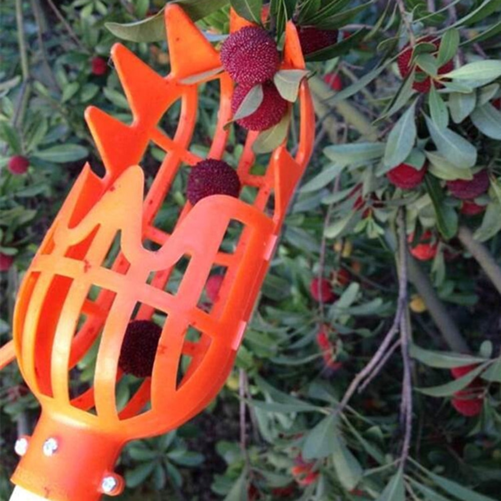 Fruit Tree Plastic Fruit Picker Catcher Fruit Picking Tool Gardening Farm Garden Hardware Picking Device Garden Greenhouses Tool