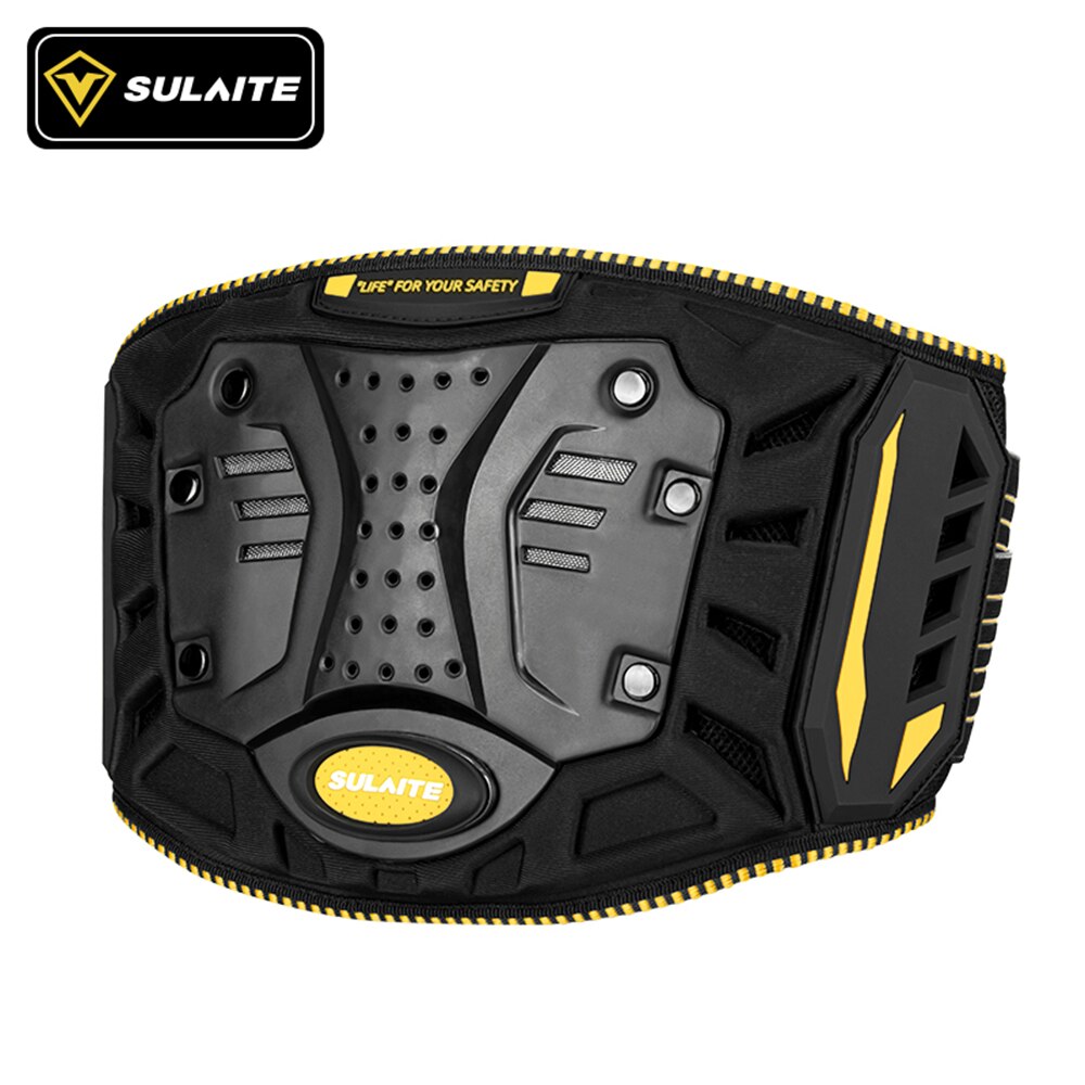 Motocross Riem Rijden Beschermende Kleding Off-Road Ridder Nier Riem Locomotief Anti-Val Skiën Taille Motorfiets Taille Brace: Black and yellow / S M