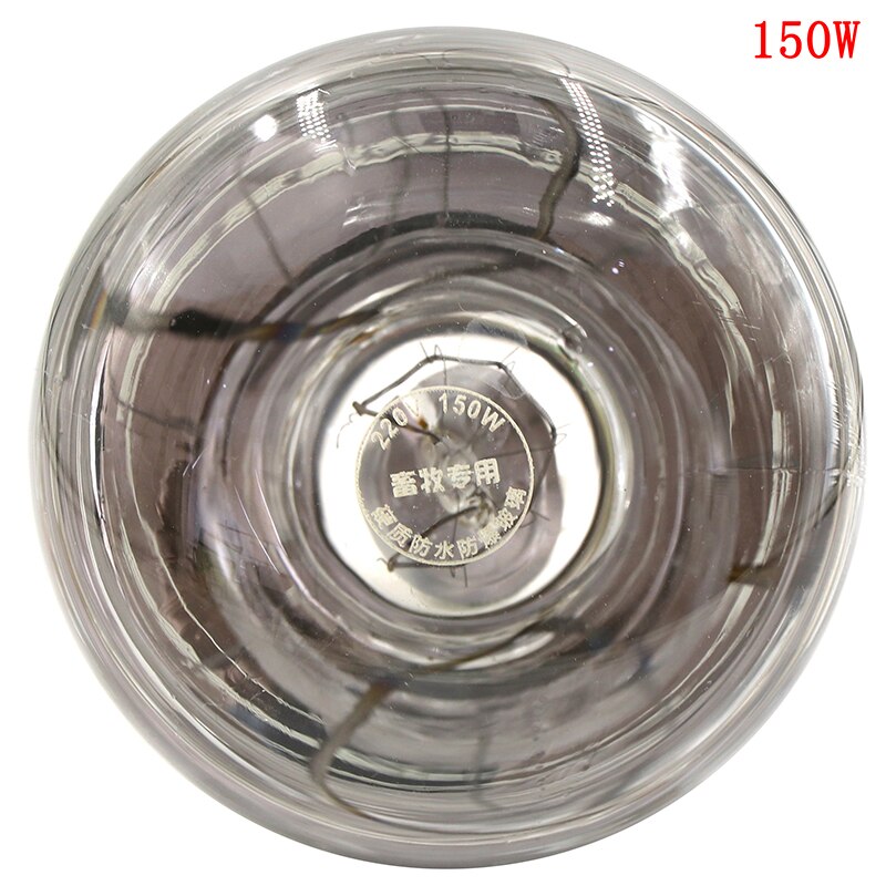 Bombilla térmica impermeable a prueba de explosiones, luz para granja, preservación térmica, lámpara de calor de pollo y cerdo, escotilla de rayos infrarrojos, 100/150W: WT2