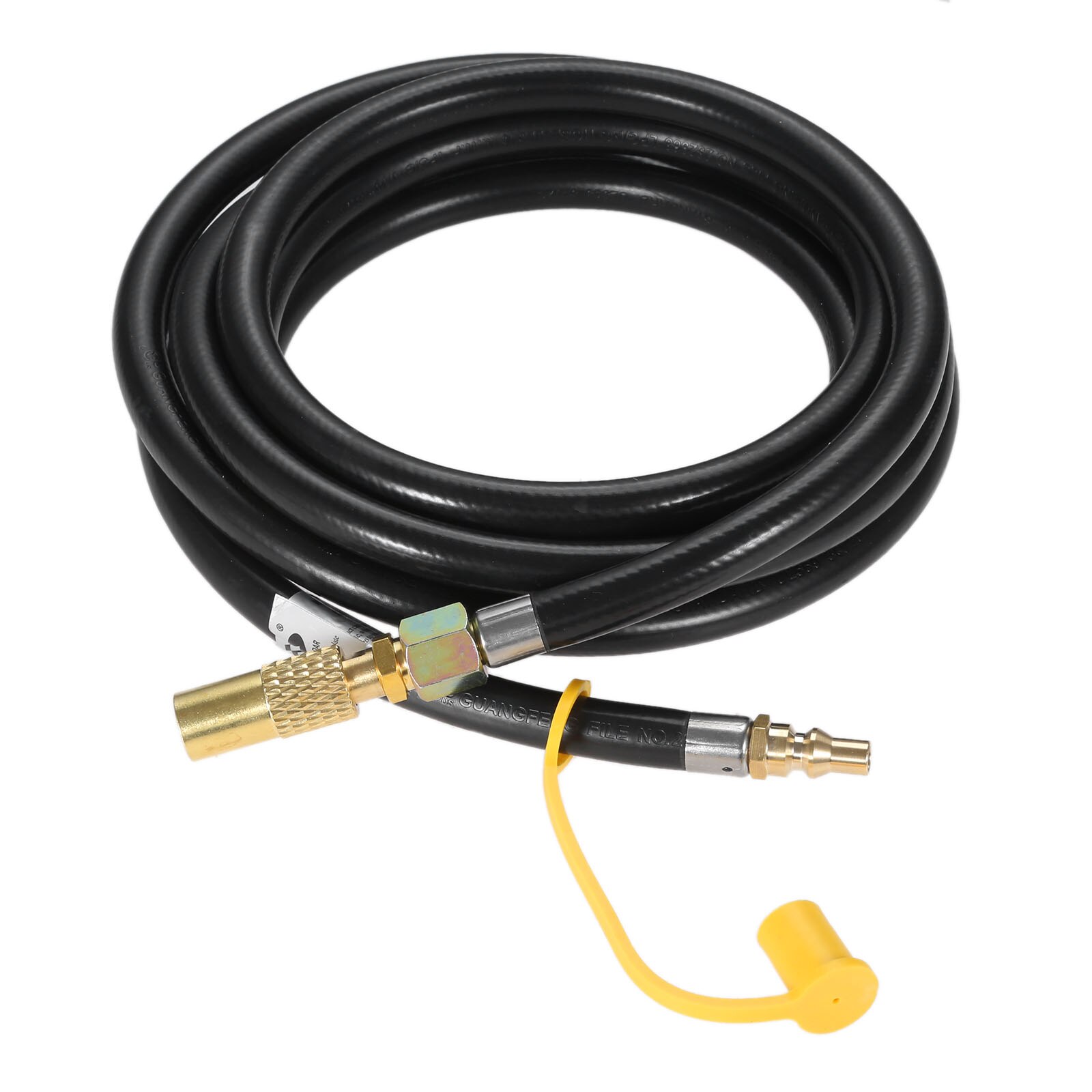 12Feet Low Pressure 1/4" Quick Connect Disconnect Plug RV Trailer Propane Extension Hose for Coleman Roadtrip LXE Portable Grill