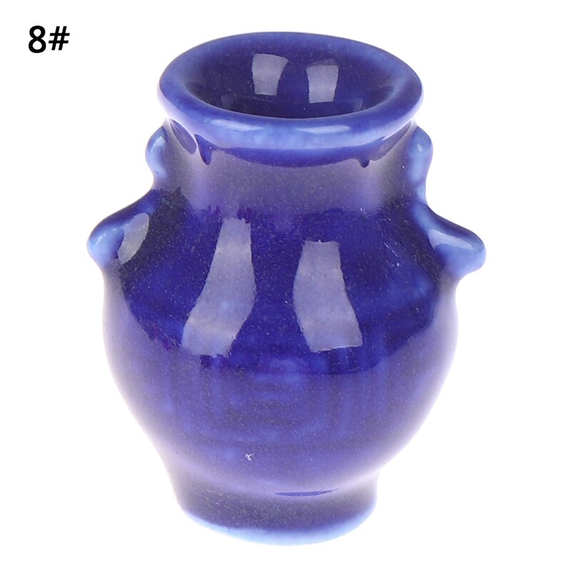 2.5 centimetri FAI DA TE Casa di Bambola Fatta A Mano Da Cucina in Ceramica Ornamento deco Vaso miniatura Casa Delle Bambole 1:12 mini Vaso di Ceramica: H