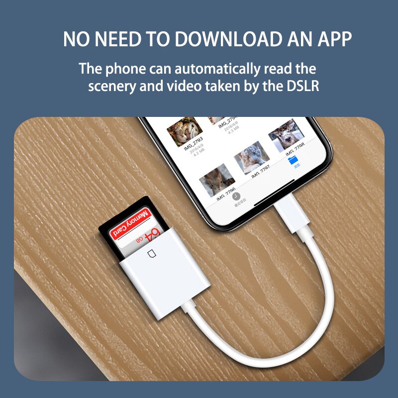 Lector de tarjetas USB-C a SD, dispositivo de lectura de línea, USB 3,1, TYPE-C