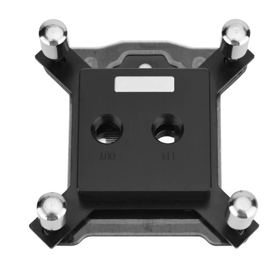 CPU Water Cooling Heatsink Block Waterblock Liquid Cooler Copper Base For Intel