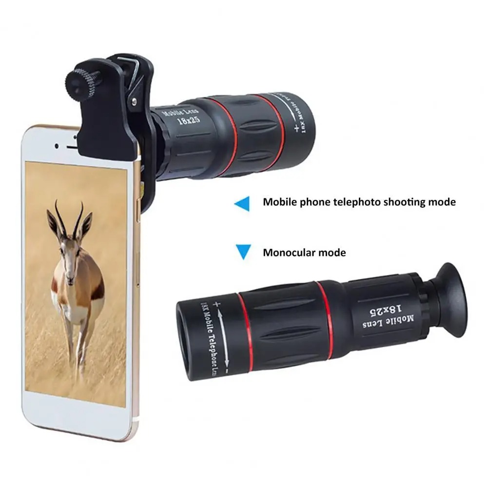 Mobile Phone Telephoto Lens Universal External Zoom Camera Lens 18 Times Far Away from the Concert