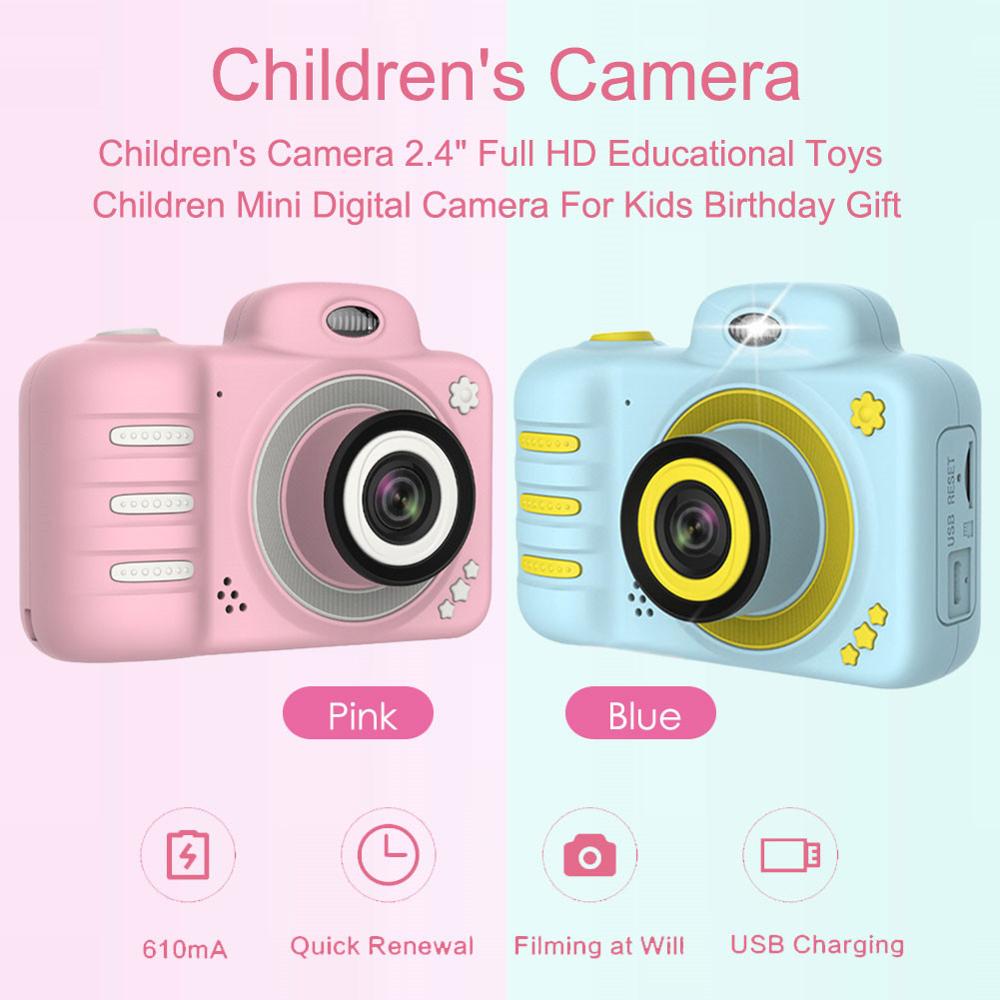 8MP Kinder Mini Kamera 2.4 ''HD 1080P Kinder Pädagogisches Spielzeug Kamera für Weihnachten Geburtstag Projektion Video Digital kamera