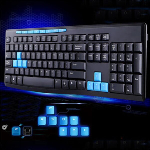 2.4Ghz Wireless Gaming Gamer Keyboard And Mouse Kit For Desktop Pc Laptop Hk3800