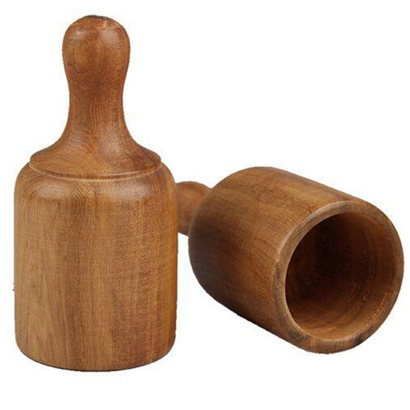 Geurige houten 1 stuks cups therapie body cupping massage set acupunctuur vacuüm stressverlichting gezondheidszorg