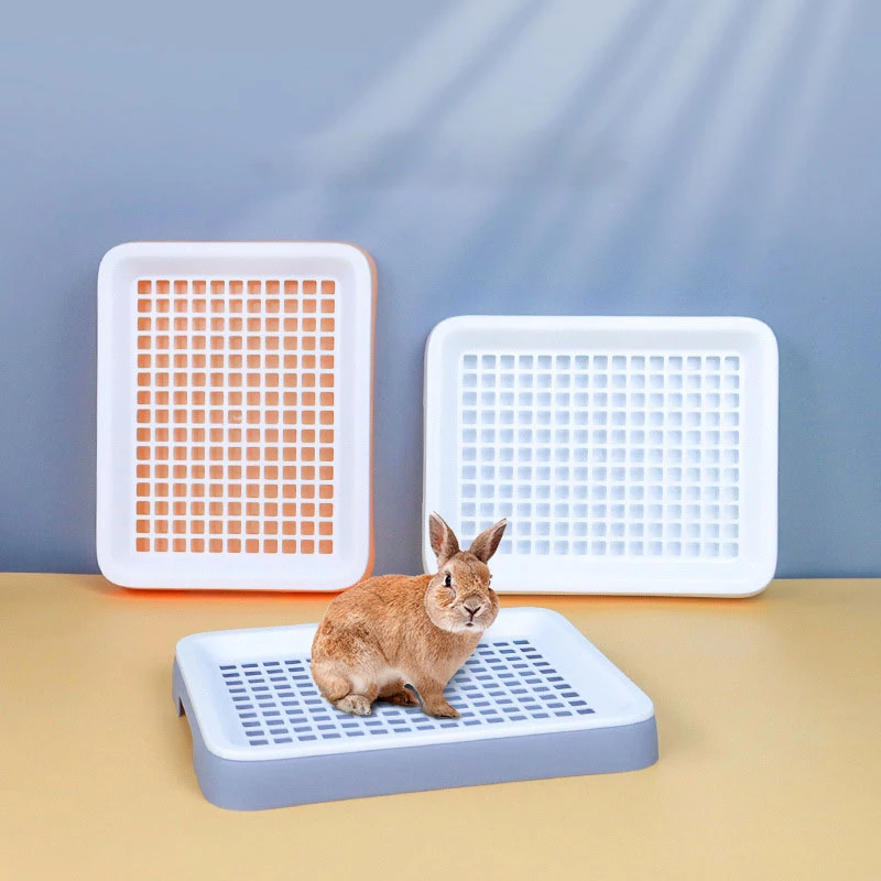 Chinchilla toilet rabbit supplies large urinal bedpan drawer with bottom net Dutch pig ferret dwarf rabbit special pet toilet