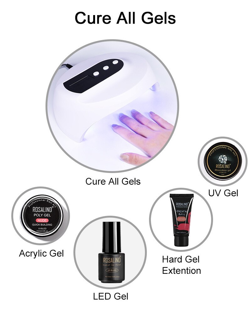 Nail Droger Voor Alle Gels 30W Uv/Led Lamp Nail Gel Curing Lamp Nail Art-Tool Machine 30 S/60 S/99 S Timer Smart Voor Manicure Mode