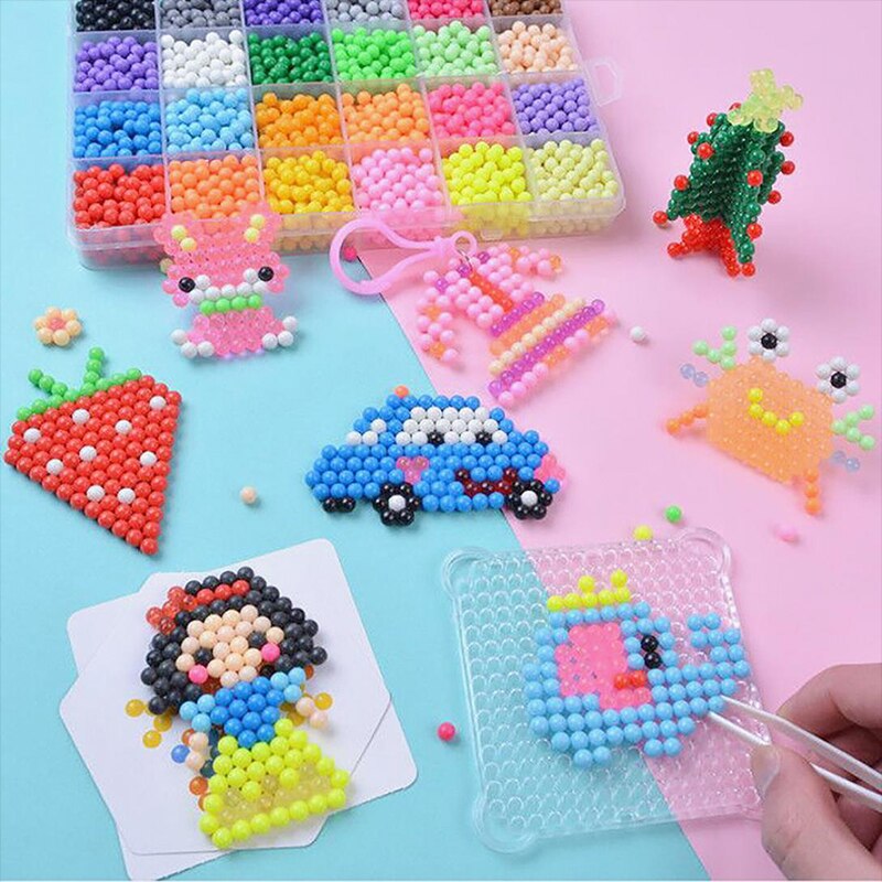 5 Stuks 1 Bag Hama Kralen Voor Kids Zekering Kralen Puzzel Pegboards Patronen Diy Speelgoed Puzzels Template Model Building Kit