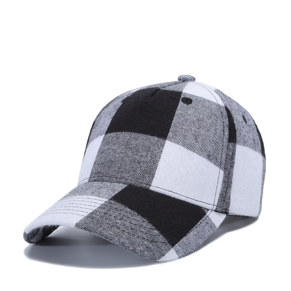 TOHUIYAN Plaid Baseball Kappe Frauen Gorras Sonnenhut Knochen Masculino Hysterese Kappen Für Männer Hüfte hüpfen Trucker Deckel und Hüte: weiß