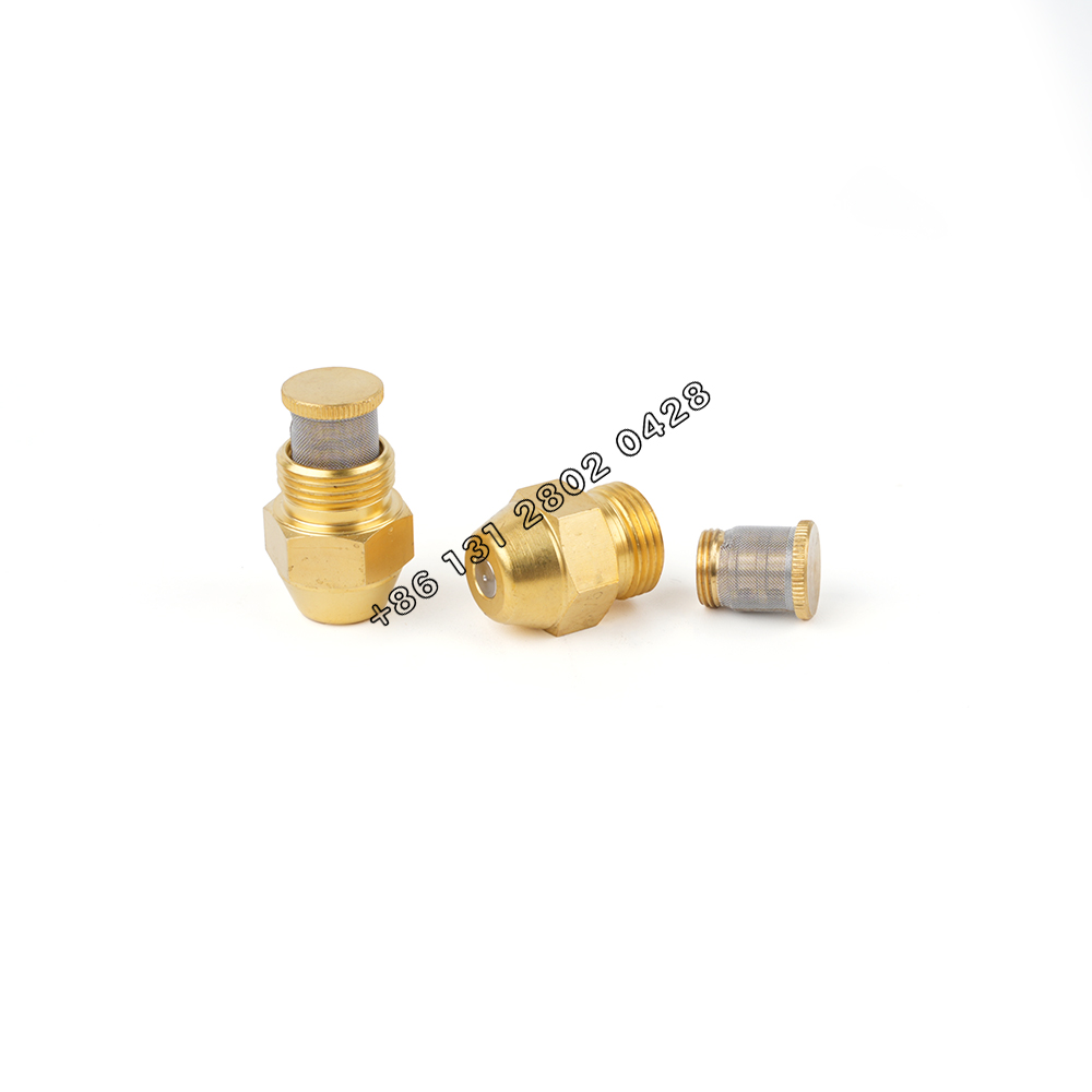80 Degree Waste Oil Burner Nozzle Diesel Fuel Jet Brass Burner Oil Nozzle Burner, Boiler, large flow Injection