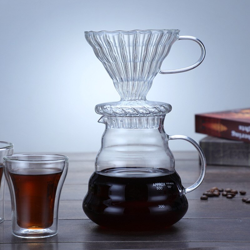 600 ml Glass Coffee Pot High Temperature Resistant Glass Coffee Pot