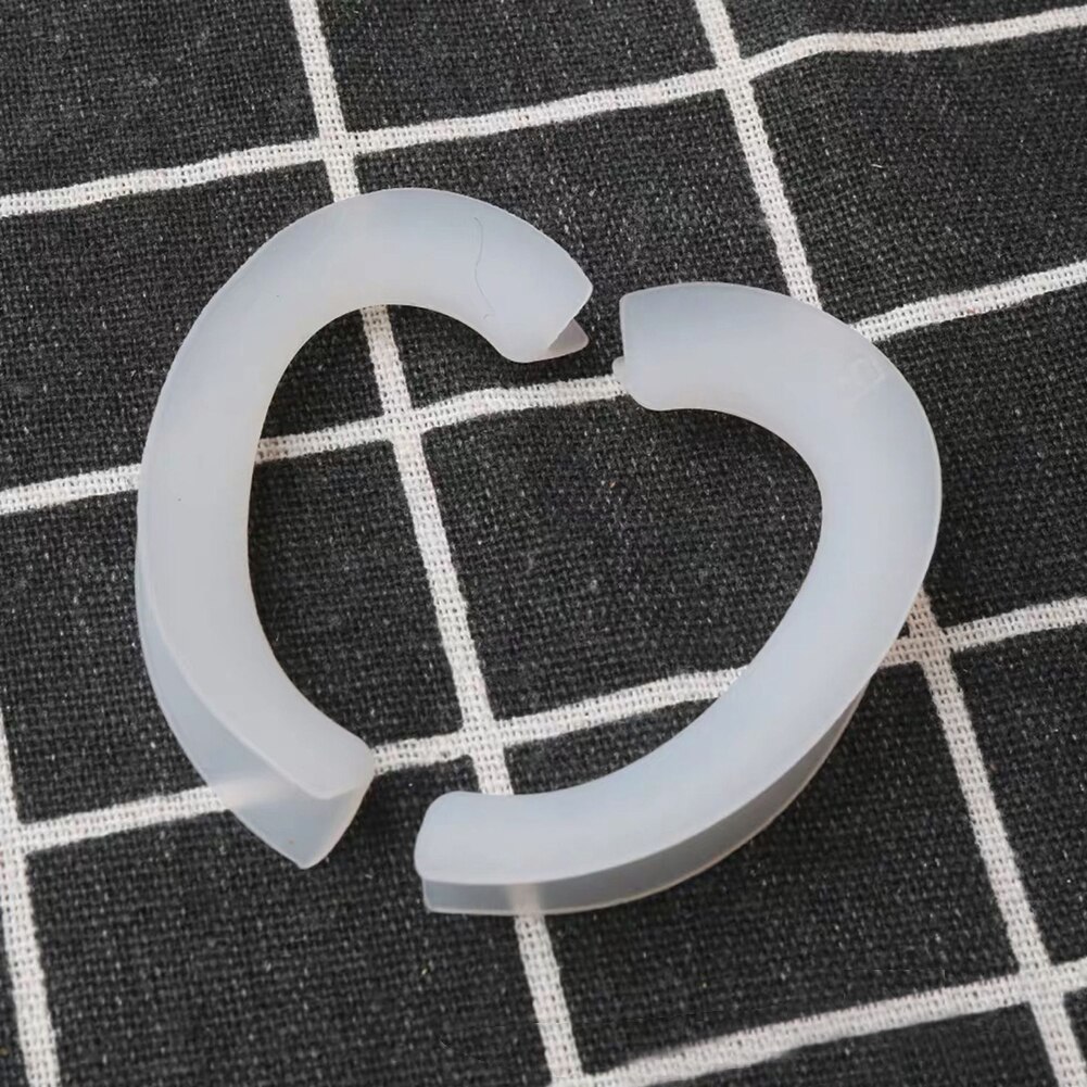 1 par silikon ansiktsmaske ørekroker deksel justerbar ørestropp myk gjenbrukbar sklisikker hørselsvern grep tilbehør