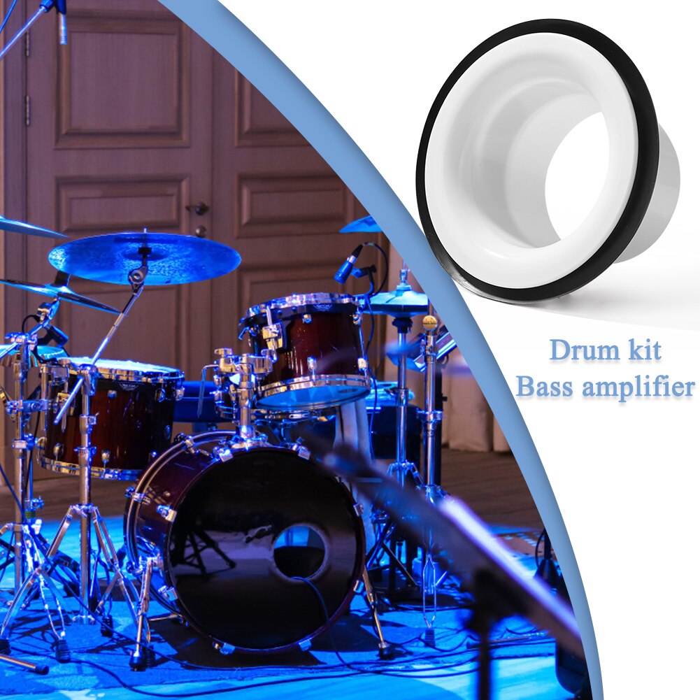 Drum Bottom Microphone Loudspeaker Voice Sound Amplifier Drum Accessories Bass Hole Protection Percussion Instrument Spare Parts