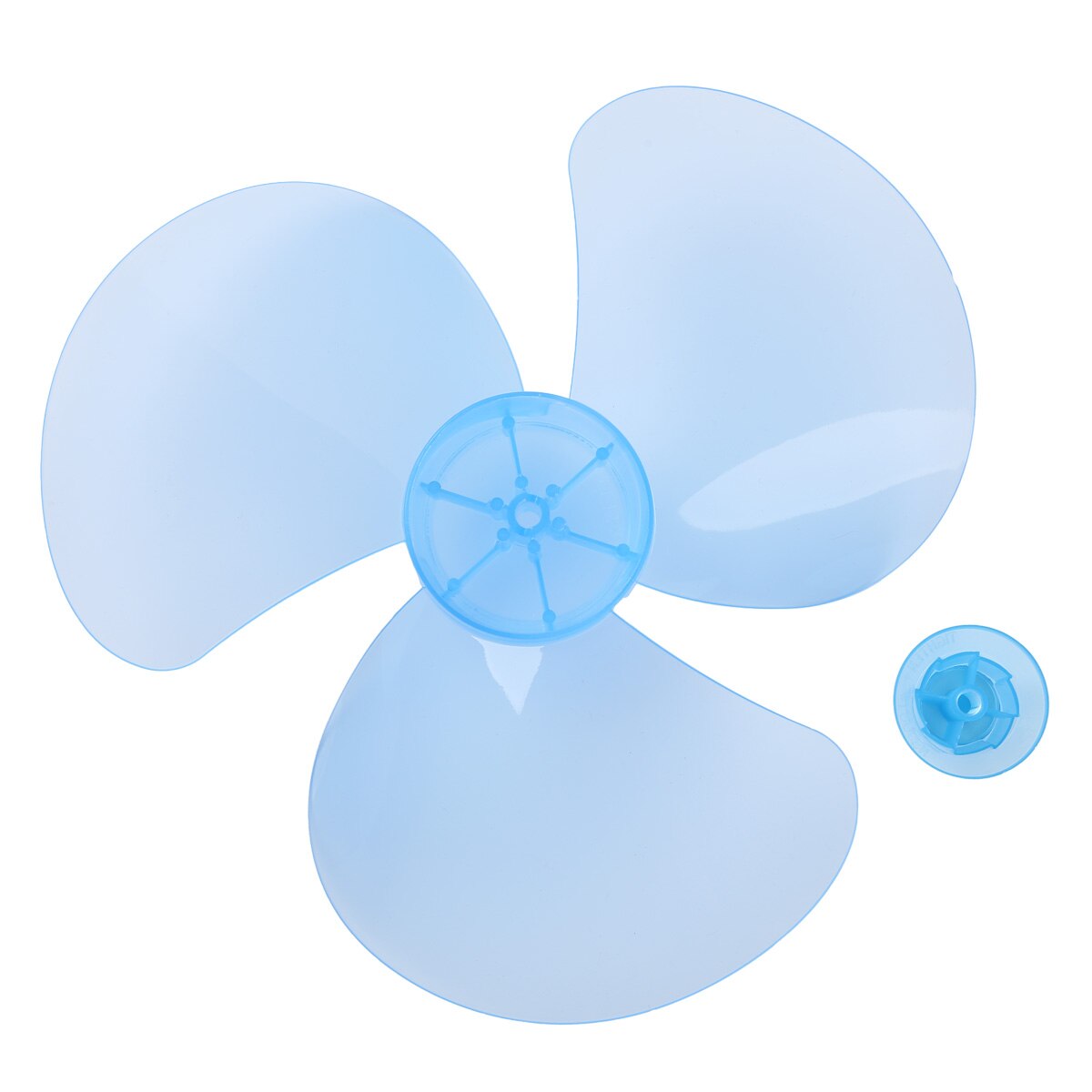 12/16Inch Plastic 3 Leaves Fan Blades with Nut Cover for Standing Pedestal Fan Table Fanner General Accessories Household Parts