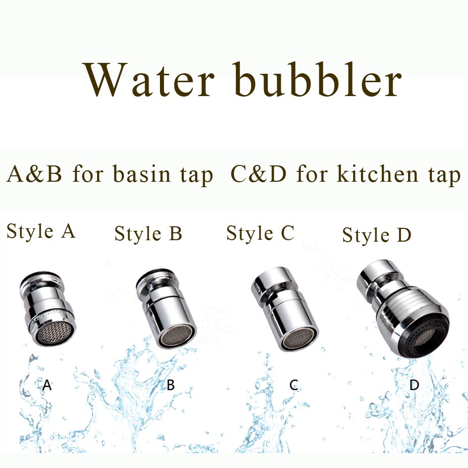 Tap Bubbler Kitchen Filter Faucet Anti-sputtering Mouth Extender Water Purification Lengthening Household Tap Water Spatter