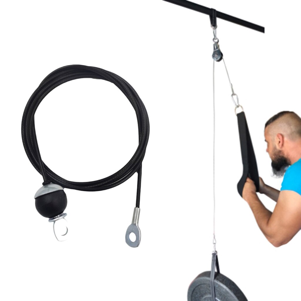 Accesorio de Cable de polea DIY para ejercicio de alta resistencia, para gimnasio de entrenamiento de hombro de tríceps: Style2