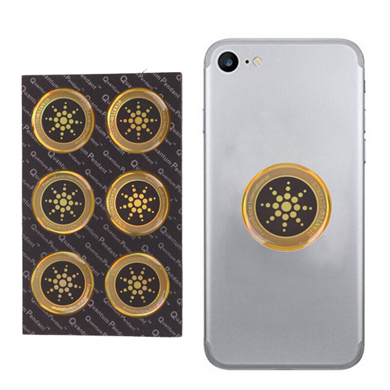 Shield Sticker Mobile Phone Sticker 6pcs For Cell Phone Anti Radiation Protection from EMF Excel Anti-Radiation