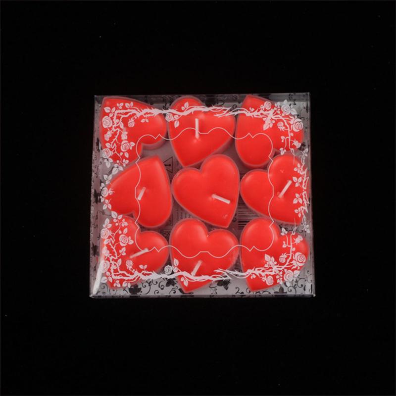 Bougie rouge en forme de cœur pour amour | 27 pièces, décoration adorable de bureau, bougies pour fête d'anniversaire et mariage, pour la saint-valentin