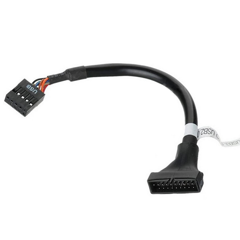 1Pc Moederbord Header Adapter Koord 19/20 Pin Usb 3.0 Female Naar 9 Pin Usb 2.0 Mannelijke