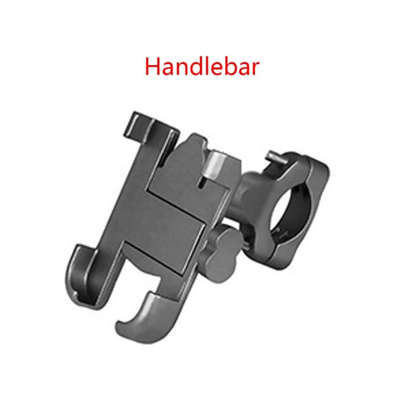 Aluminum Alloy Mobile Phone Holder Bracket Mount for Motorcycle Mountain Bicycle for Cellphones: Titanium B