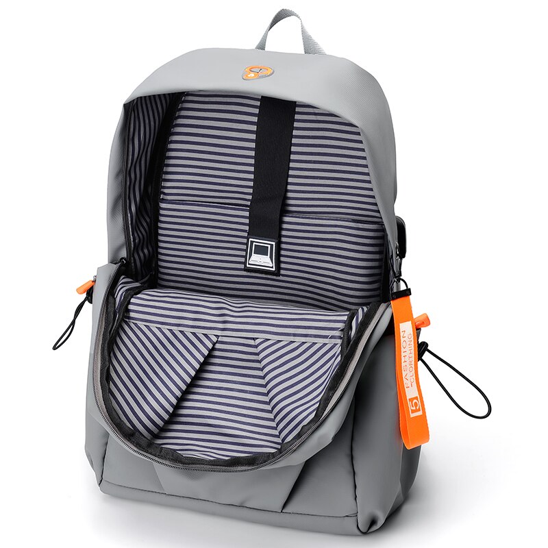 Mannen Rugzak Lichtgewicht Laptoptas Mannelijke Casual Usb Business Jeugd Reizen Backbag Tiener Outdoor Sport Tas Student Schooltas