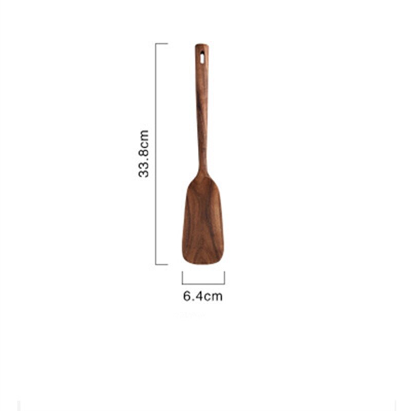 Houten Spatel Kookgerei Schop Voor Non-stick Pan Lepel Kookgerei Tool Houten Gadgets Kookgerei Voor Keuken Accessoires: Light Grey