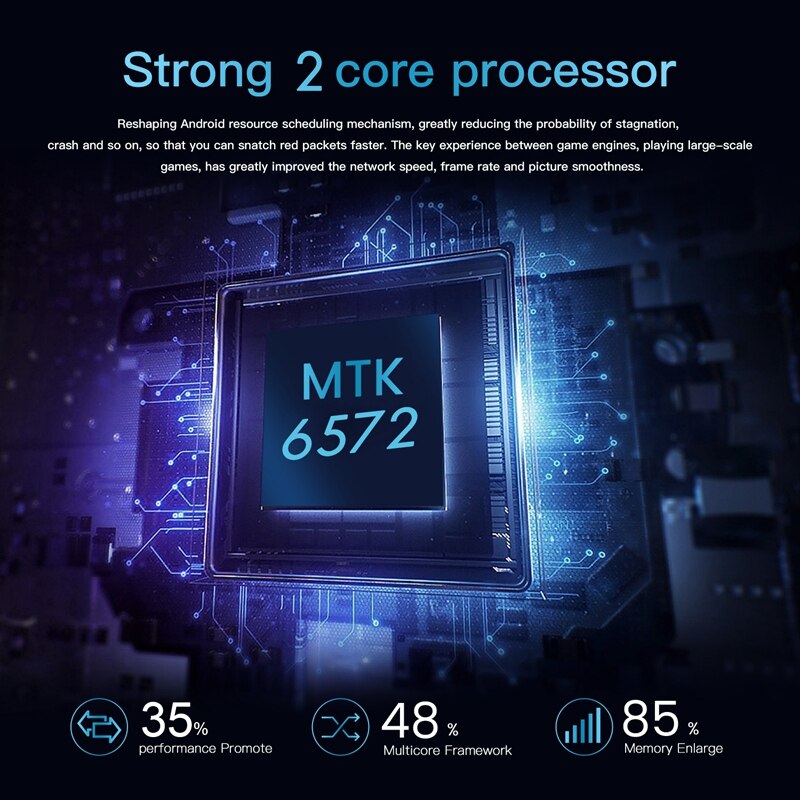 Rino4 Pro-teléfono inteligente MTK6572, 5,8 pulgadas, Dual Core, 512MB + 4GB RAM, Dual SIM, modo de espera Dual, Android 4,4, enchufe europeo