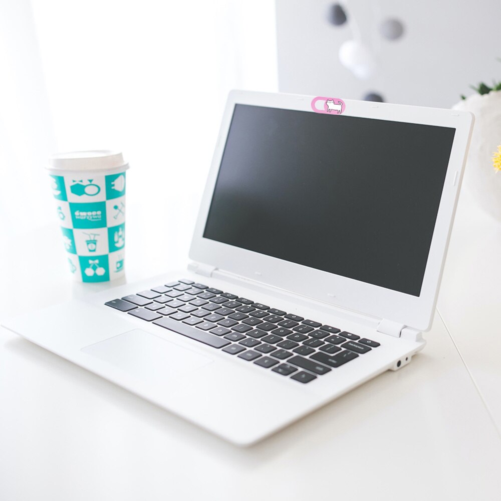 3pcs Adorable Cat Webcam Cover Laptop Camera Slide Blocker Computer Camera Cover Anti Peeping Camera Protective Cover Set