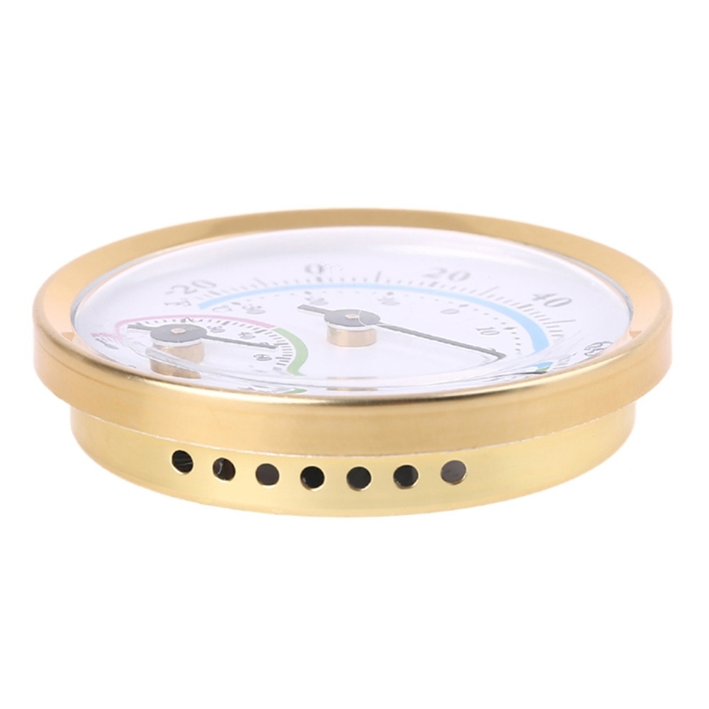 2.28\" Thermometer Hygrometer Wall Hung Temperature Humidity Meter Gauge Indoor Outdoor Sauna Room Temperature Humidity Tester