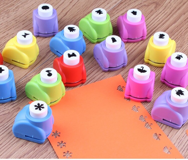 1 PCS Kid Child Mini Printing Paper Hand Shaper Scrapbook Tags Cards Craft DIY Punch Cutter Tool 16 Styles