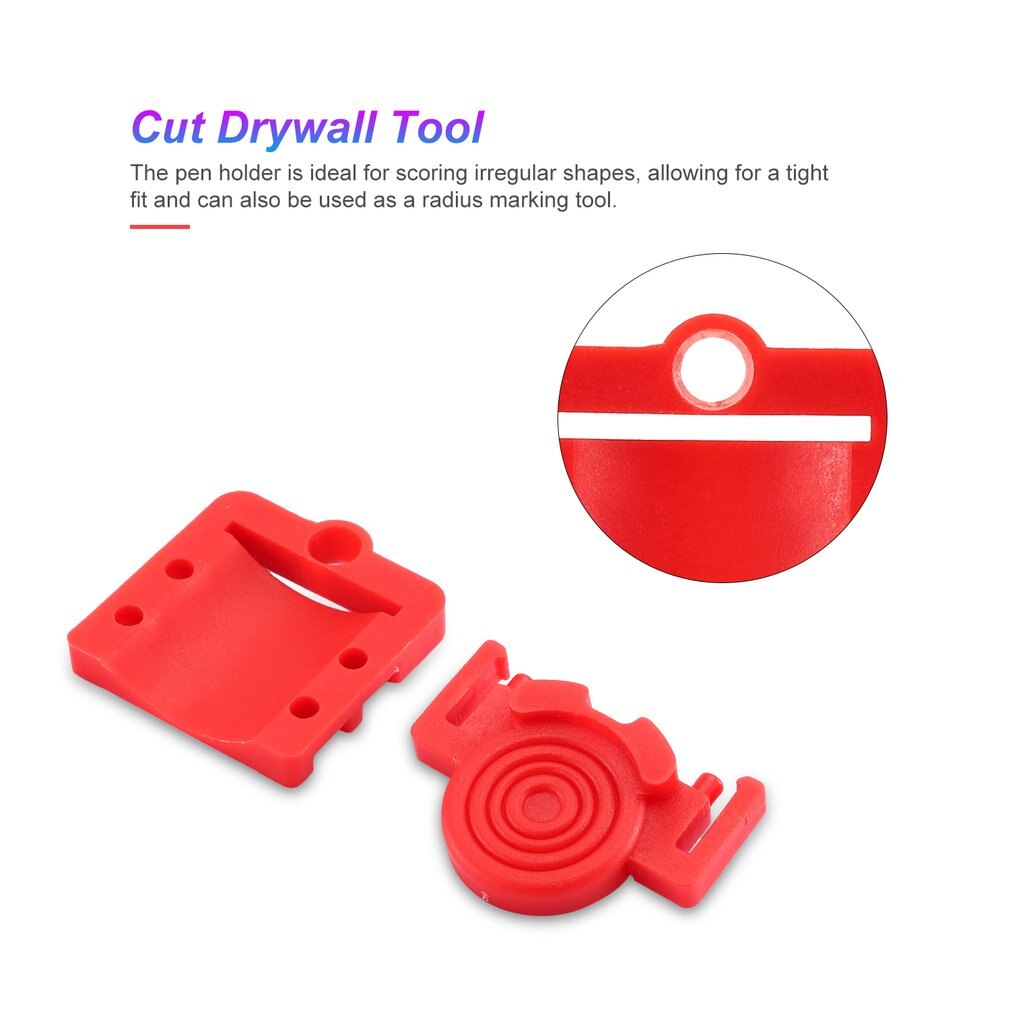 ABS Scriber Tape Measure Woodworking Scribing Tools Cement Board Tile Guide Drywall Cutting Tool Attachment Tools