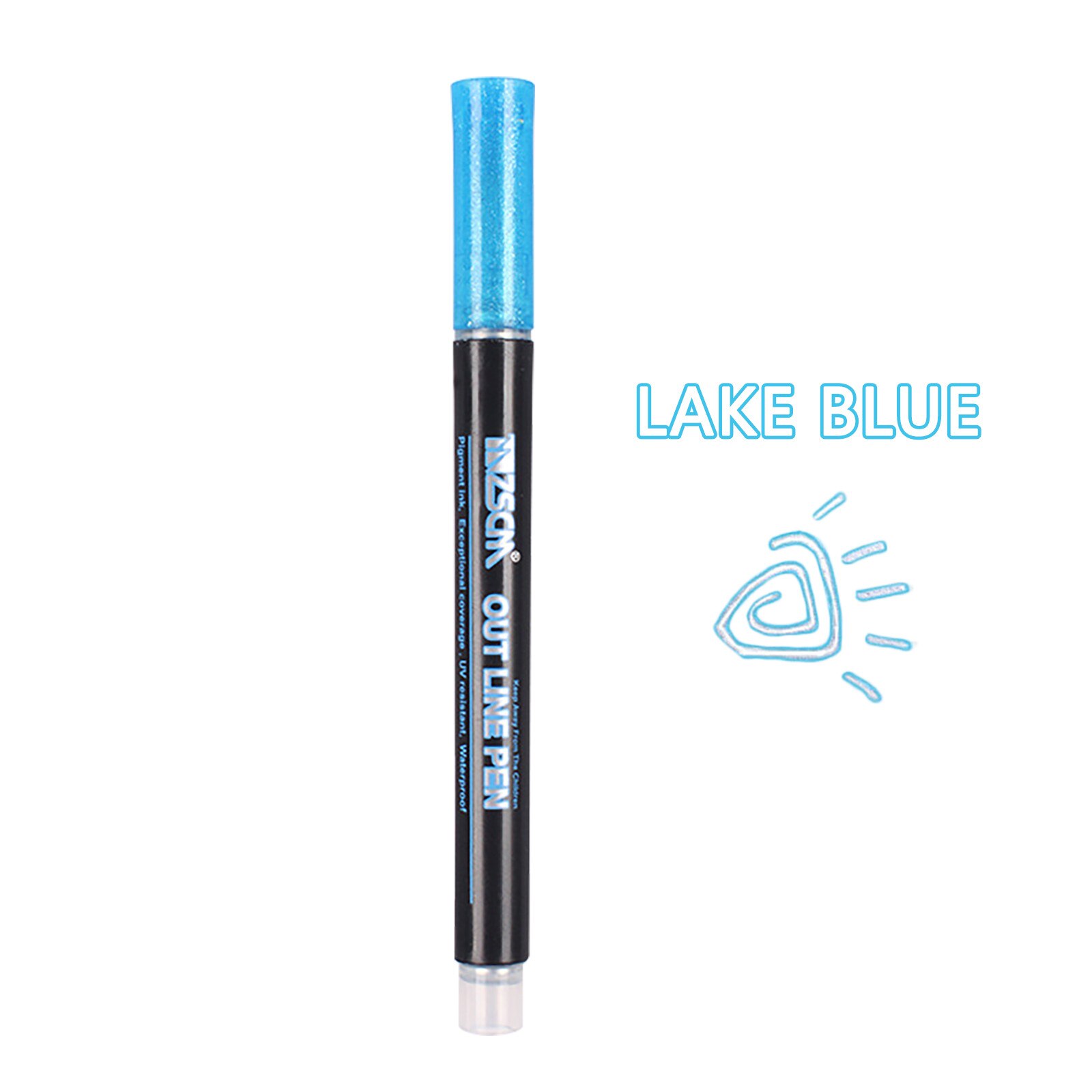 24pcs/set Colorful Double Line Pen Highlighter Fluorescent Marker Candy Color Student Multicolor Hand Note Pen For School Poster