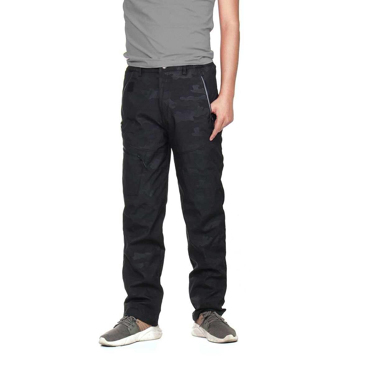Men And Women USB Electric Heating Winter Plus Velvet Warm Knee Trousers Pants