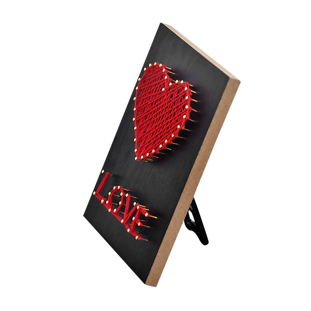 DIY String Art Kit LOVE Winding Lines DIY Painting Materials Kit For Kids Adults Beginners Home Decor Crafts