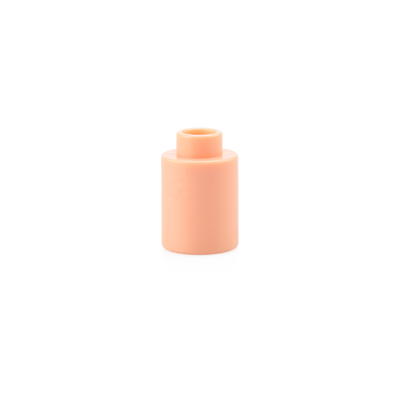 Big Size DIY Toy Tree Flower Bracket Big Particle Cylinder Compatible Large Bricks Children Kid Plastic Assemble Educational Toy: Blue