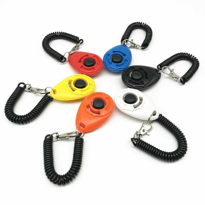 Hondenklikkerspeelgoed, huisdiertraining clickers, gehoorzaamheidstraining hondentrainer, duurzaam,  p7- ding