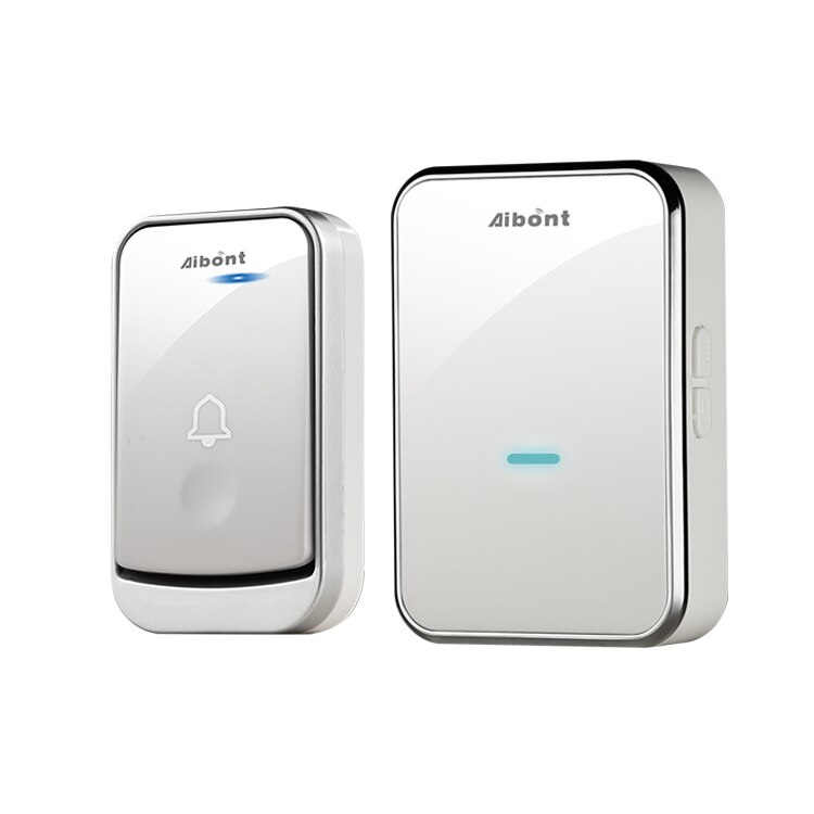 self powered DoorBell Home Door Chime Intelligent smart Door Bell calling ringbell loud 300m range 1 2 Button 1 2 3 Receiver: W 1Button 1Receiver / EU Plug