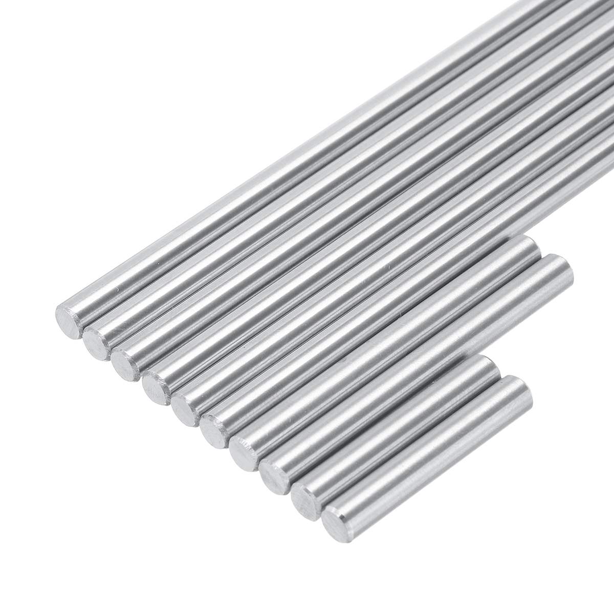 10pcs/set 5.2mm Ejector Pins Set 3.2-15.2cm Reamer for Pushing Rifling Buttons Ejector Pins Machine Tools