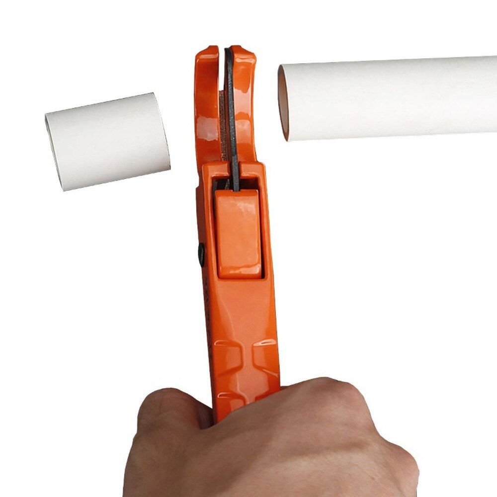 Manual Multifunctional PVC/PPR Pipe Cutter Portable Ratchet Scissors Opener SK5 Blade For Household Maintenance Plumbing Tool