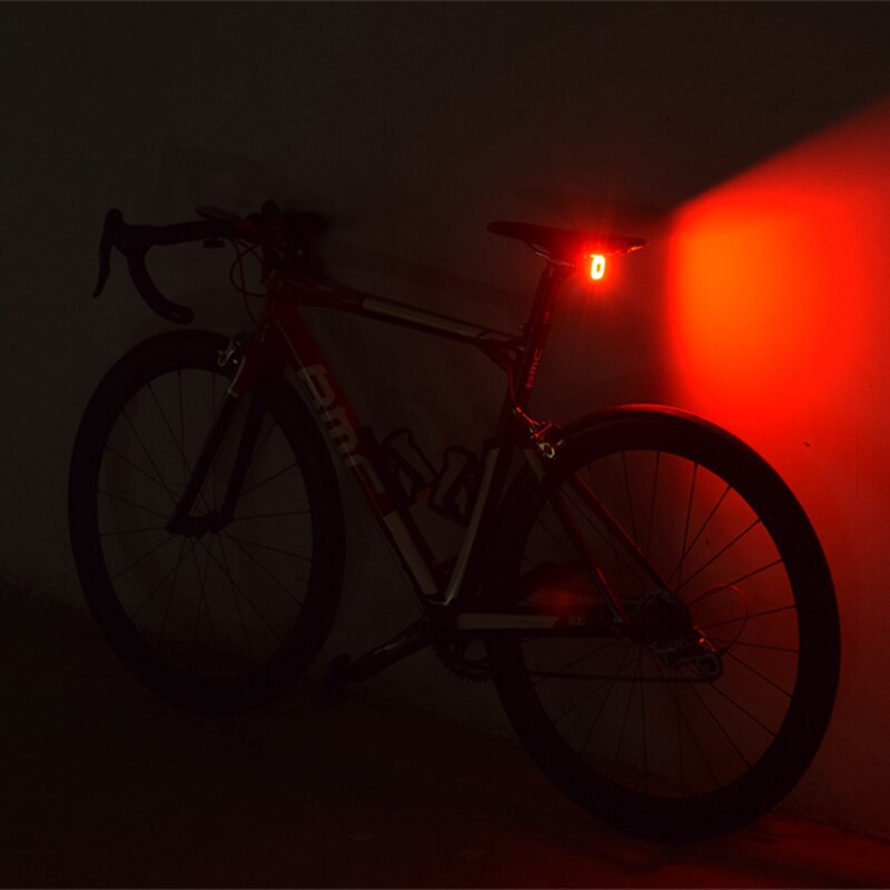 Cykel enfitnix cubelite 2 cykel lommelygte cykel bag smart baglygte bremseføler vandtæt led lys sadel sadelpind lys