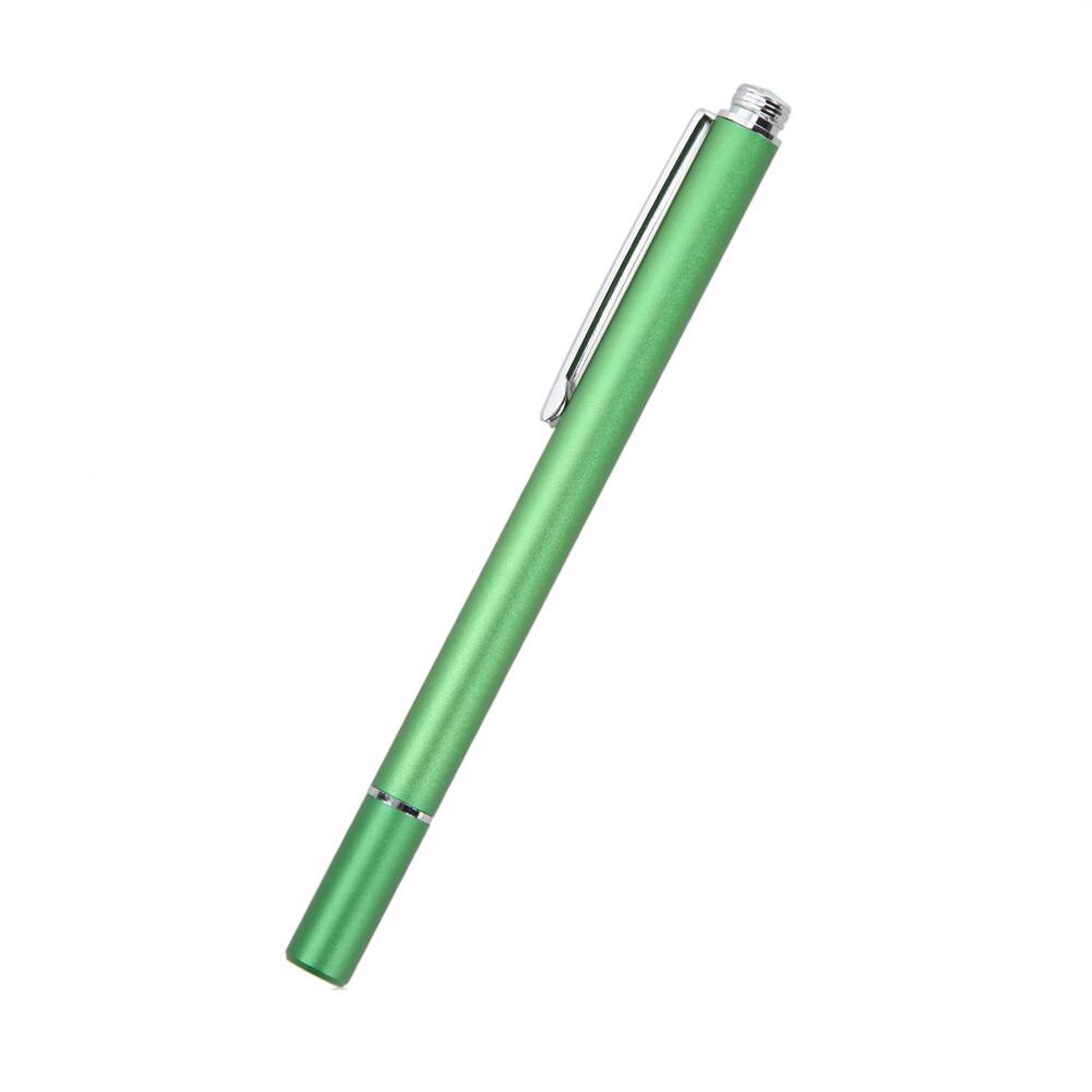 Tablet stylus penna fin spets rund tunn spets kapacitiv stylus penna surfplatta pekskärm pennor för iphone ipad samsung: Grön
